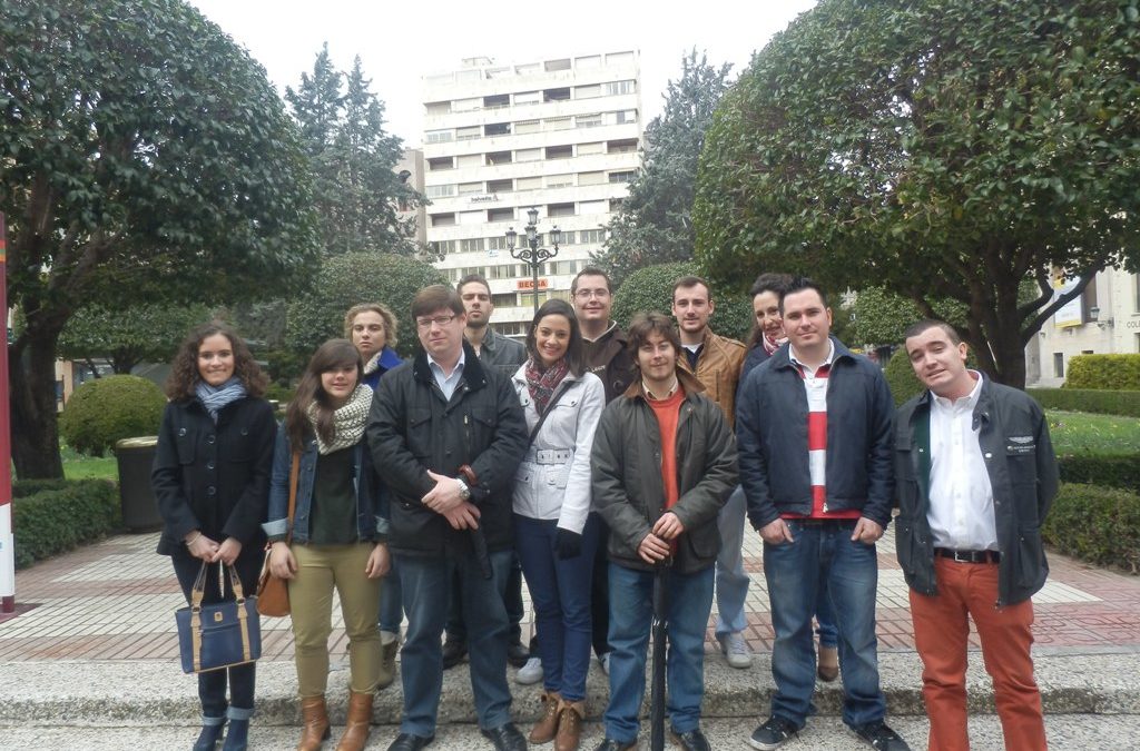 Encuentro de NNGG de Albacete capital con la candidata a la presidencia provincial de NNGG