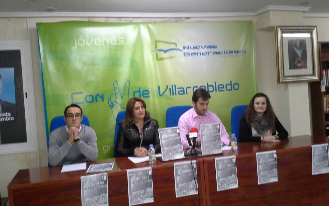 Presentación campaña «Populares Solidarios» en Villarrobledo.