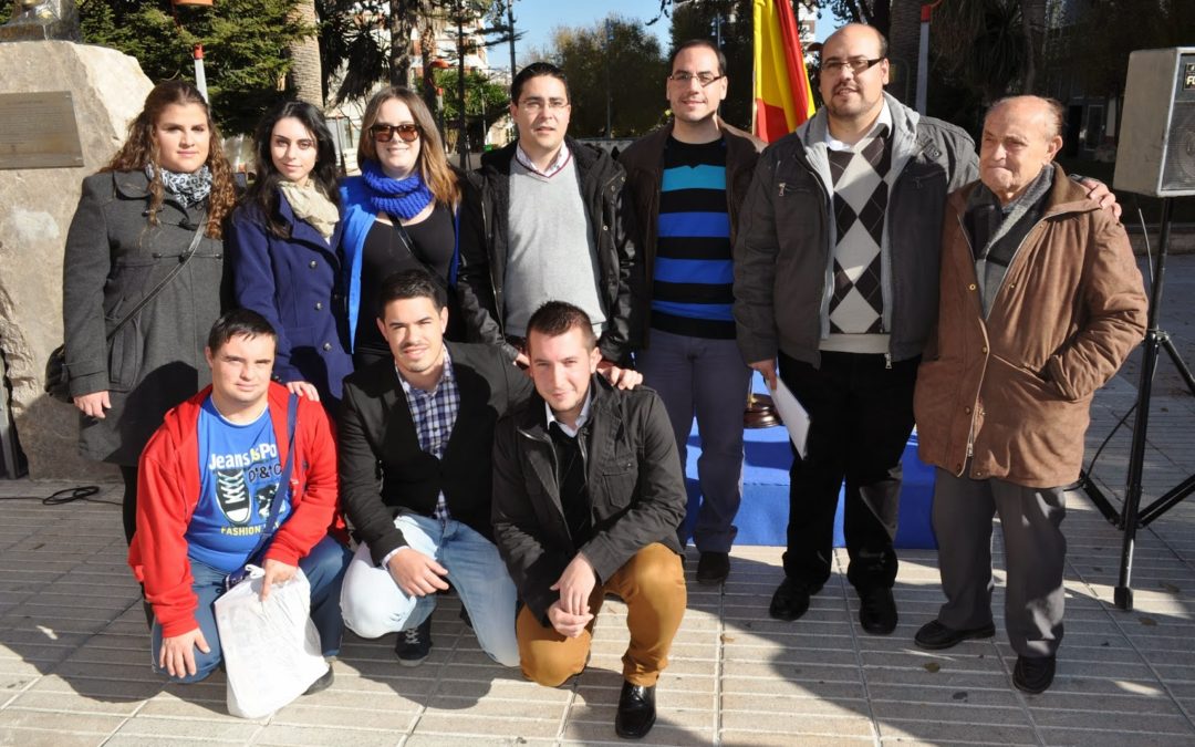 Celebración del 35º de la Constitución en Caudete.