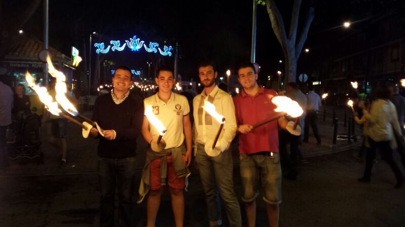 NNGG de Albacete en la festividad de San Juan Bautista.