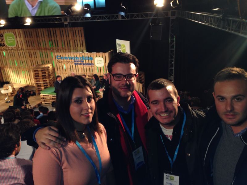 Jóvenes de Albacete presentes en la Convención Nacional de NNGG.